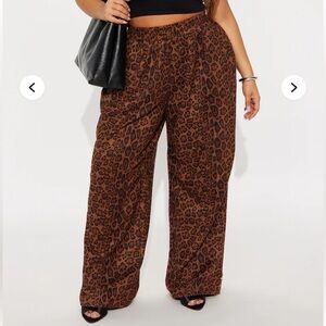 Plus Leopard Jogger Pants